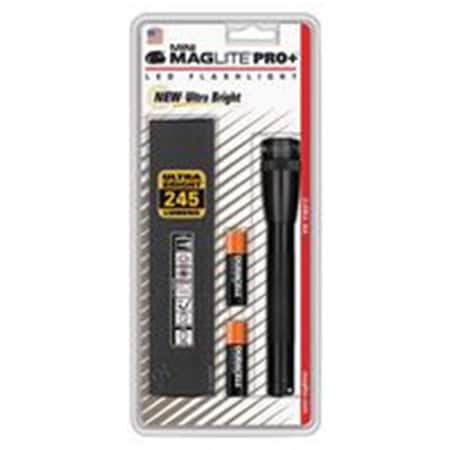 Maglite Mag-Lite Mini Pro Flashlight, 2 Aa, Black MA388488